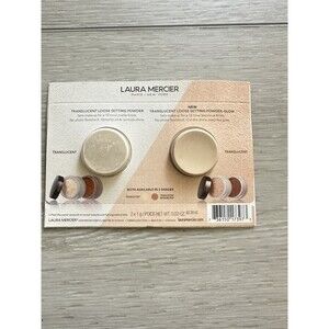 LAURA MERCIER Glow & Translucent Loose Setting Powder Sample 2x1g/Net wt. 0.03oz